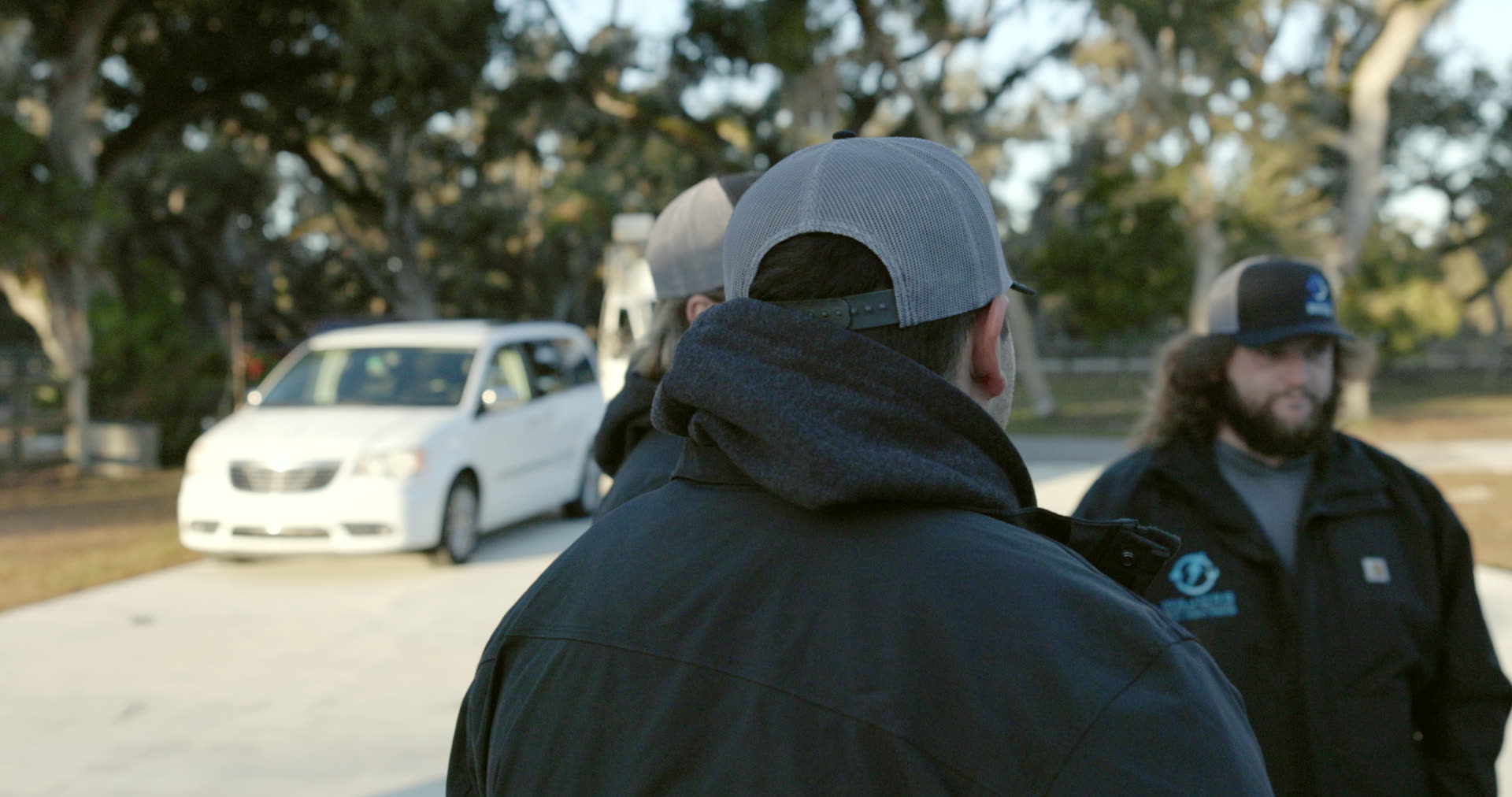 Majors Electrical field technicians on a Sarasota job site